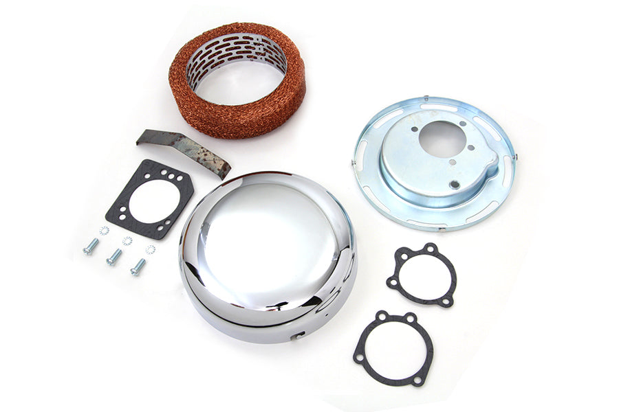7 inch Round Air Cleaner Assembly Chrome