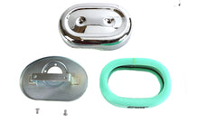 Load image into Gallery viewer, Oval Air Cleaner Assembly Chrome