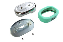 Load image into Gallery viewer, Oval Air Cleaner Assembly Chrome
