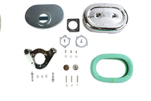 Load image into Gallery viewer, Retro Oval Air Cleaner Assembly Chrome