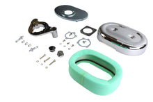 Load image into Gallery viewer, Retro Oval Air Cleaner Assembly Chrome