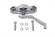 Load image into Gallery viewer, 3 Skull Mirror with Billet Wing Stem