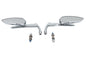 Teardrop Apache Style Mirror Set Billet Chrome