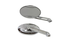 Load image into Gallery viewer, Oval Mirror Set Chrome