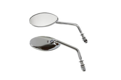Teardrop Mirror Set Chrome