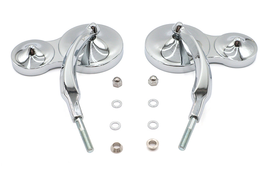 Split Vision Round Mirror Set