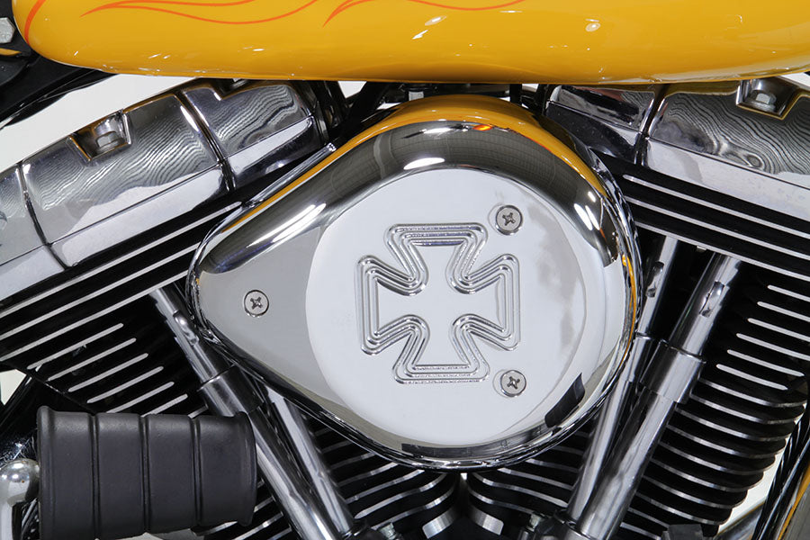 Chrome Wyatt Gatling Air Cleaner Assembly