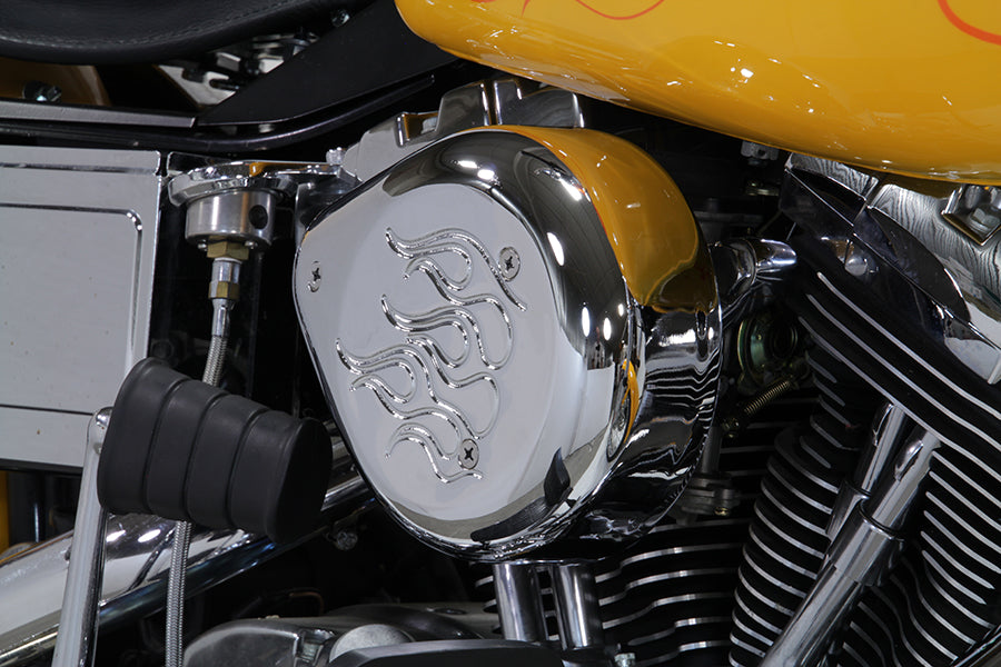 Chrome Wyatt Gatling Air Cleaner Assembly