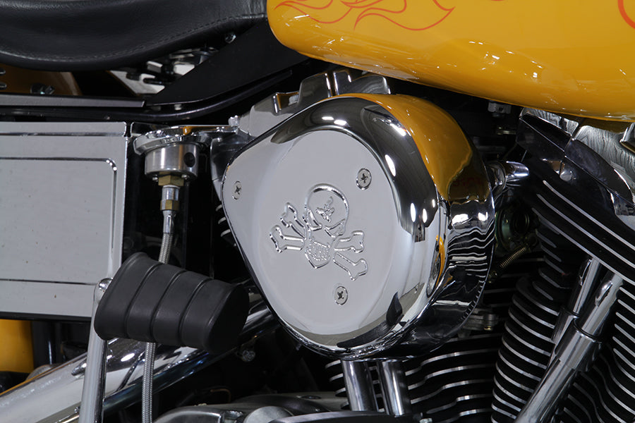 Chrome Wyatt Gatling Air Cleaner Assembly