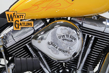Load image into Gallery viewer, Chrome Wyatt Gatling Air Cleaner Assembly