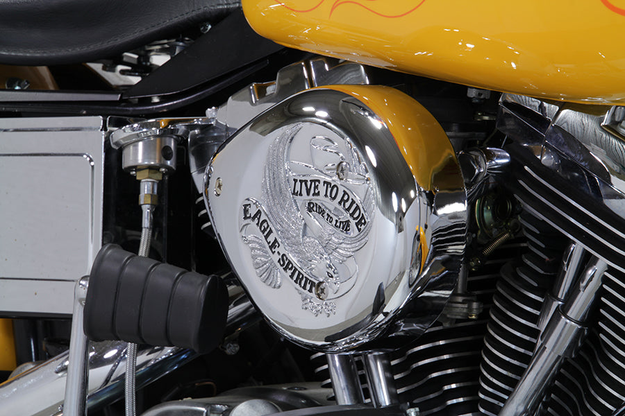 Chrome Wyatt Gatling Air Cleaner Assembly