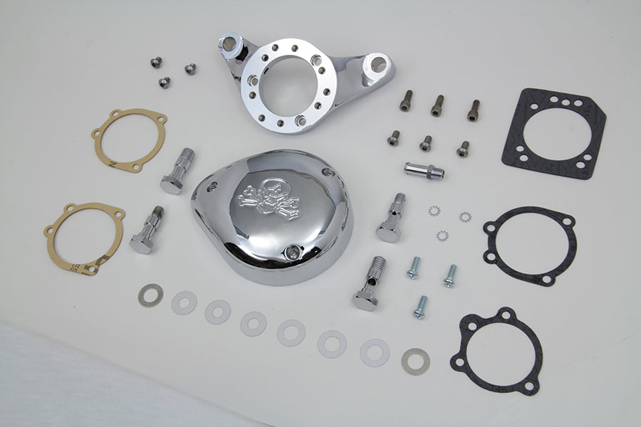 Chrome Wyatt Gatling Air Cleaner Assembly