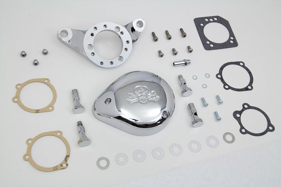 Chrome Wyatt Gatling Air Cleaner Assembly