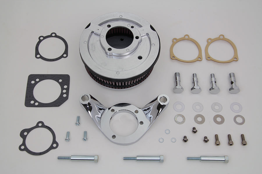 Chrome Wyatt Gatling Air Cleaner Assembly