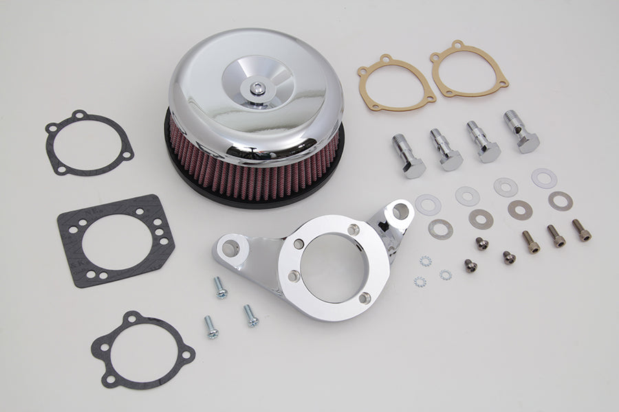 Chrome Wyatt Gatling Air Cleaner Assembly