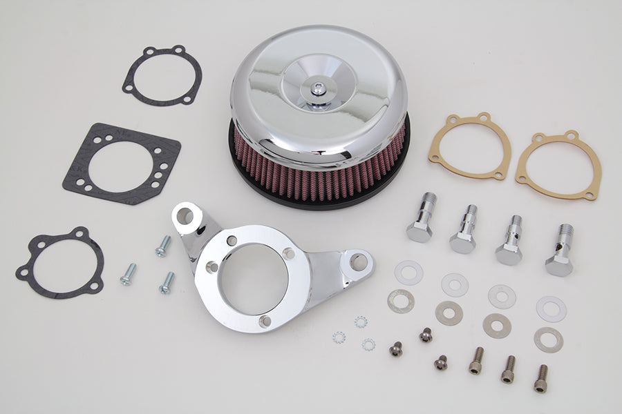 Chrome Wyatt Gatling Air Cleaner Assembly