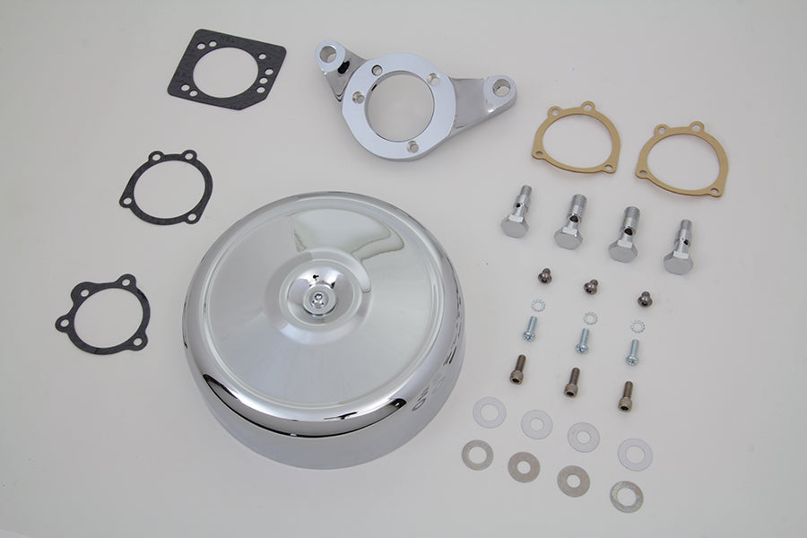 Chrome Wyatt Gatling Air Cleaner Assembly