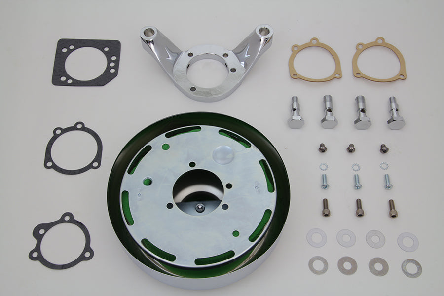 Chrome Wyatt Gatling Air Cleaner Assembly