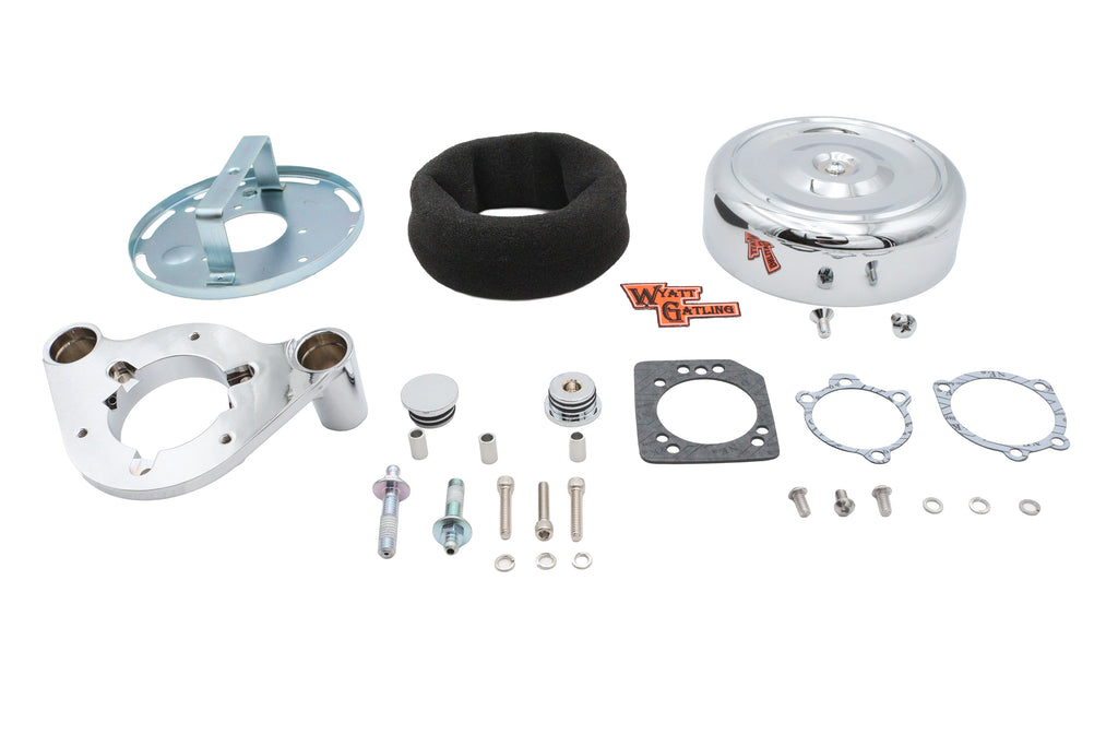 7 inch Retro Air Cleaner Assembly Chrome