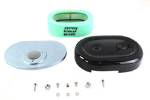 Load image into Gallery viewer, Oval Air Cleaner Assembly Black