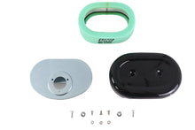 Load image into Gallery viewer, Oval Air Cleaner Assembly Black