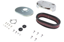Load image into Gallery viewer, Shorty Oval Air Cleaner Kit Chrome