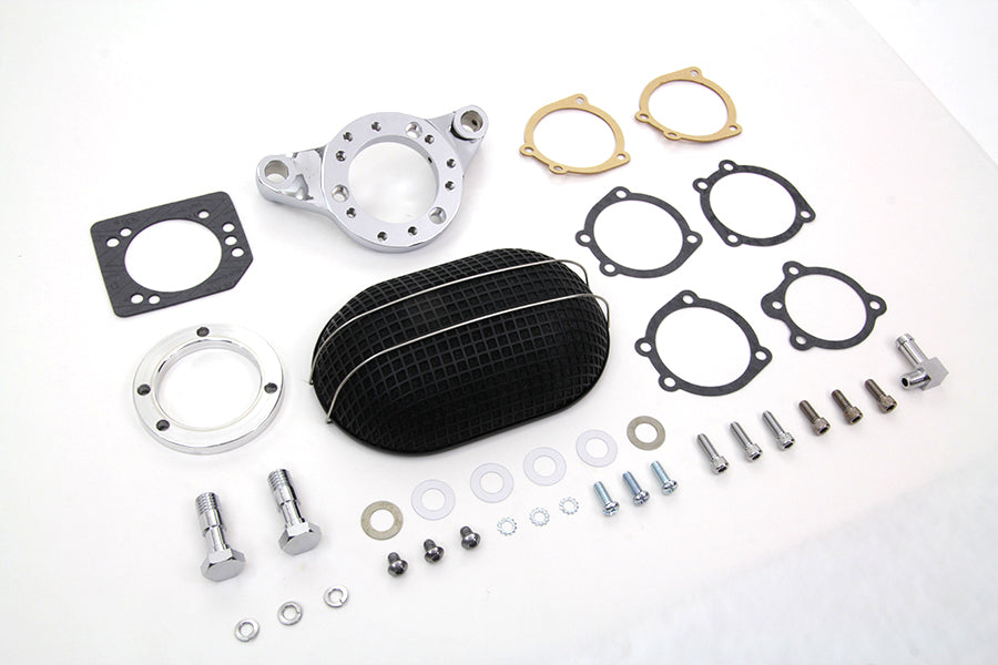 Black Wyatt Gatling Air Cleaner Assembly