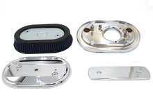 Load image into Gallery viewer, M8 Oval Air Cleaner Cover Kit Chrome