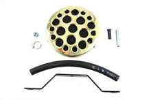 Load image into Gallery viewer, Wyatt Gatling Brass Drilled Air Cleaner