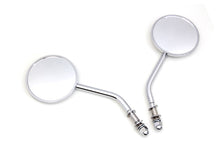 Load image into Gallery viewer, Mini Round Mirror Set Chrome