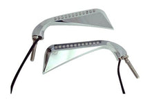 Load image into Gallery viewer, Chrome Evil Eye LED Mirror Set