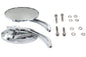 Oval Mirror Set with Billet Spear Stem
