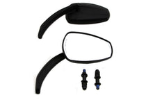 Load image into Gallery viewer, Black Teardrop Mirror Set with Billet Stems