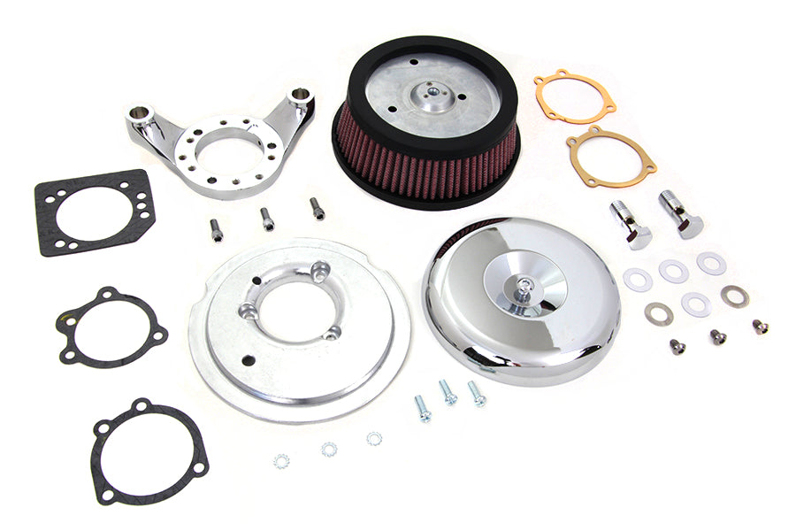 Chrome Wyatt Gatling Air Cleaner Assembly