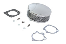 Load image into Gallery viewer, Wyatt Gatling Round Air Cleaner Chrome