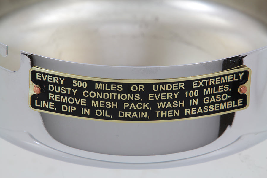 6 inch Chrome Air Cleaner Cover