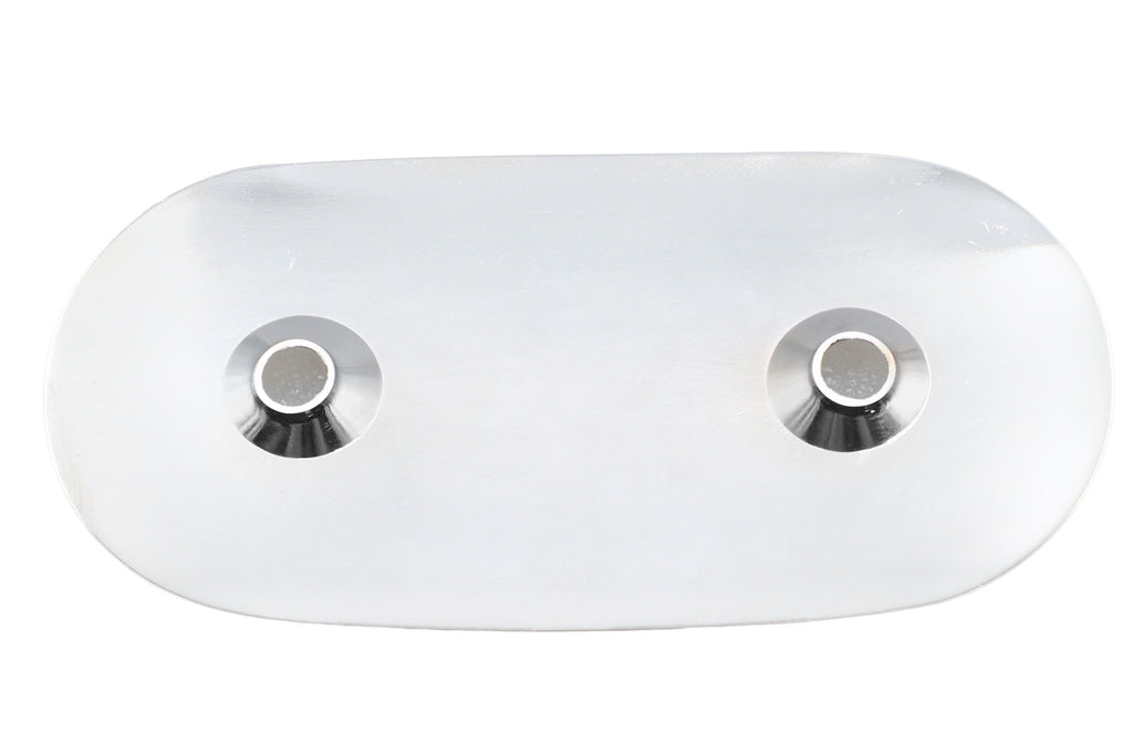 Oval Air Cleaner Insert Chrome