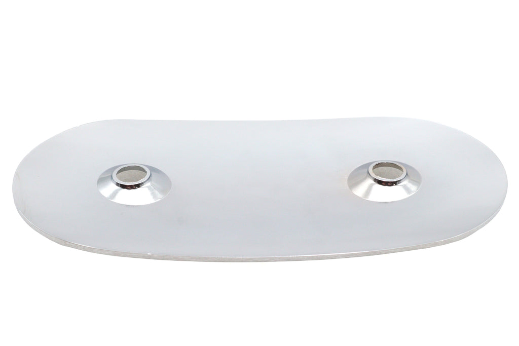 Oval Air Cleaner Insert Chrome