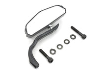 Load image into Gallery viewer, Black 5 Skull Mirror with Billet Worm Stem
