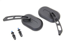 Load image into Gallery viewer, Oblong Mirror Set Black Billet