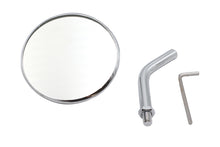 Load image into Gallery viewer, 3 inch Round Mini Mirror Top Triple Tree Mount Chrome