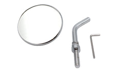 Load image into Gallery viewer, 3 inch Round Mini Mirror Top Triple Tree Mount Chrome