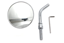Load image into Gallery viewer, 3 inch Round Mini Mirror Top Triple Tree Mount Chrome