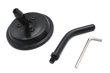 Load image into Gallery viewer, 3 inch Round Mini Mirror Top Triple Tree Mount Black