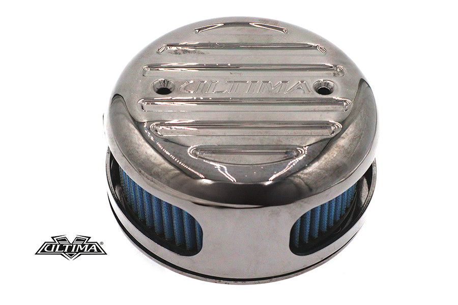 Ultima Free Flow Milled Air Cleaner Kit Polished