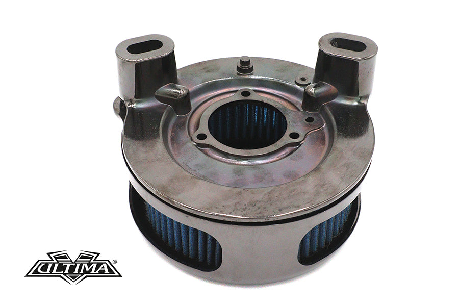 Ultima Free Flow Milled Air Cleaner Kit Polished
