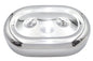 M8 Oval Air Cleaner Cover Kit Chrome