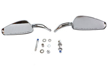 Load image into Gallery viewer, Wyatt Gatling Teardrop Mirror Set Chrome