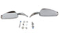 Wyatt Gatling Teardrop Mirror Set Chrome