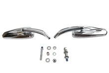 Load image into Gallery viewer, Wyatt Gatling Teardrop Mirror Set Chrome